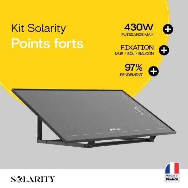 Kit Solarity tout-en-un Points Forts